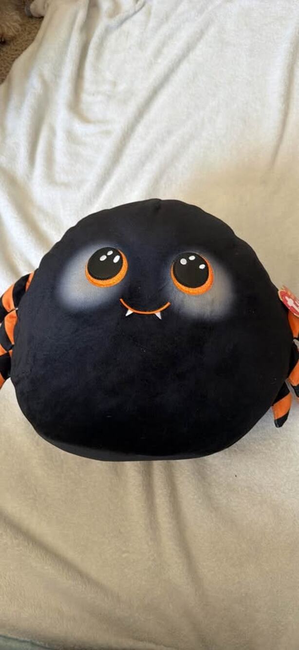 Ty Squishy Beanies Cobb Spider Plush New w Tag